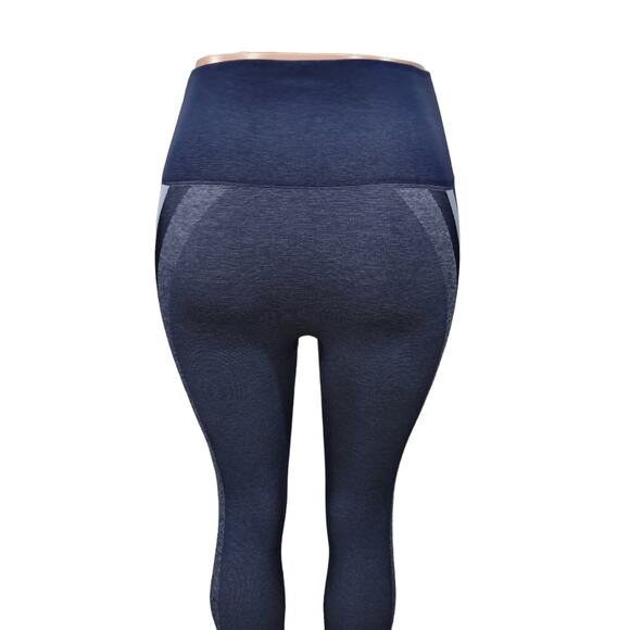 Spanx Look At Me Now Seamless Leggings Women’s Size Small Blue Pull-On‎ Shaping - Picture 9 of 14